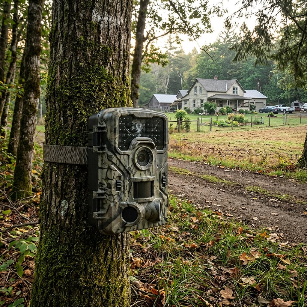 Surveiller un terrain ou une maison avec une caméra de chasse