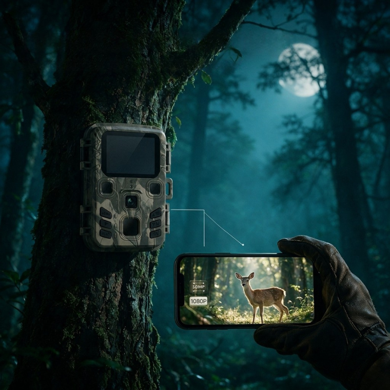 Caméra de chasse 1080P grand angle