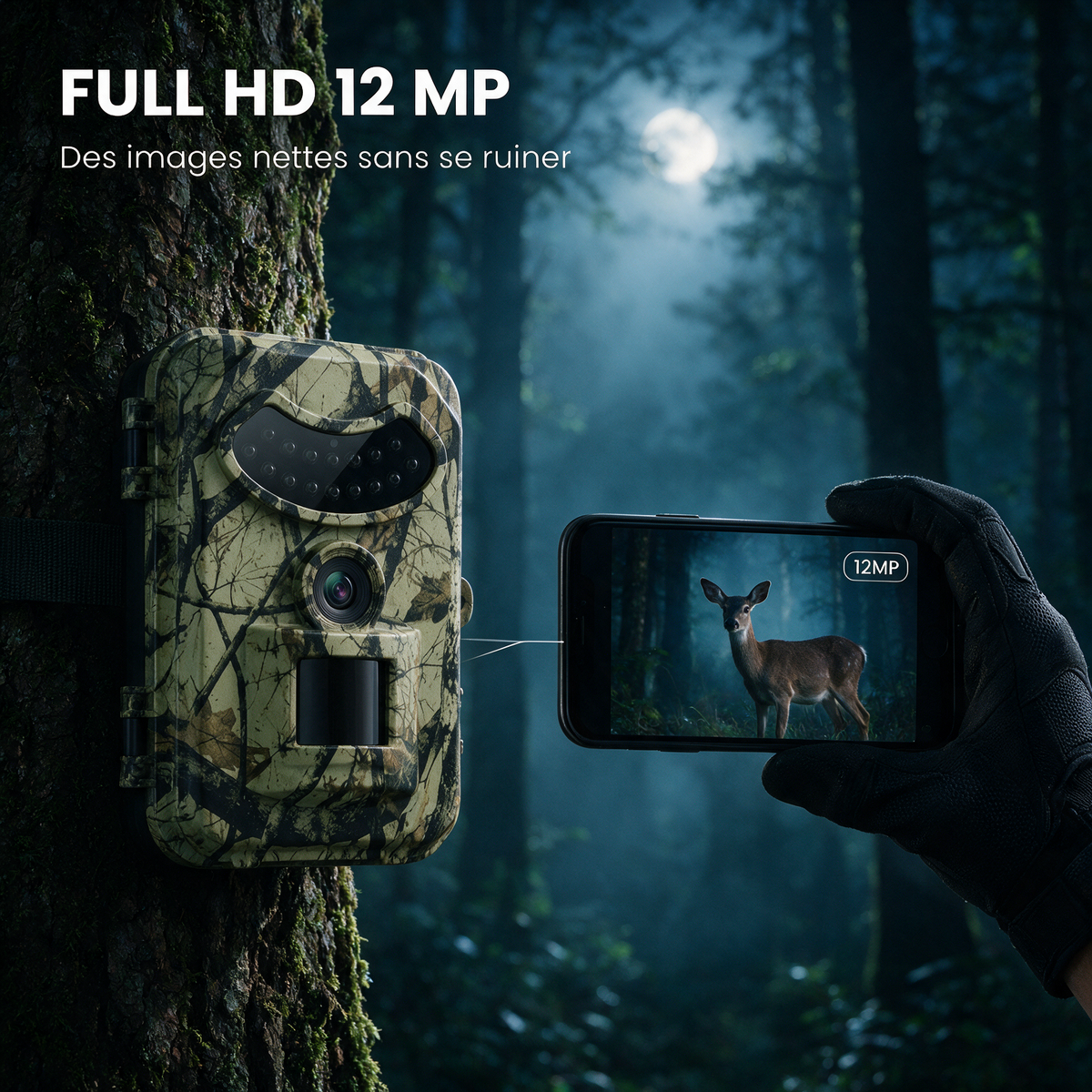 Caméra de chasse 1080P Full HD
