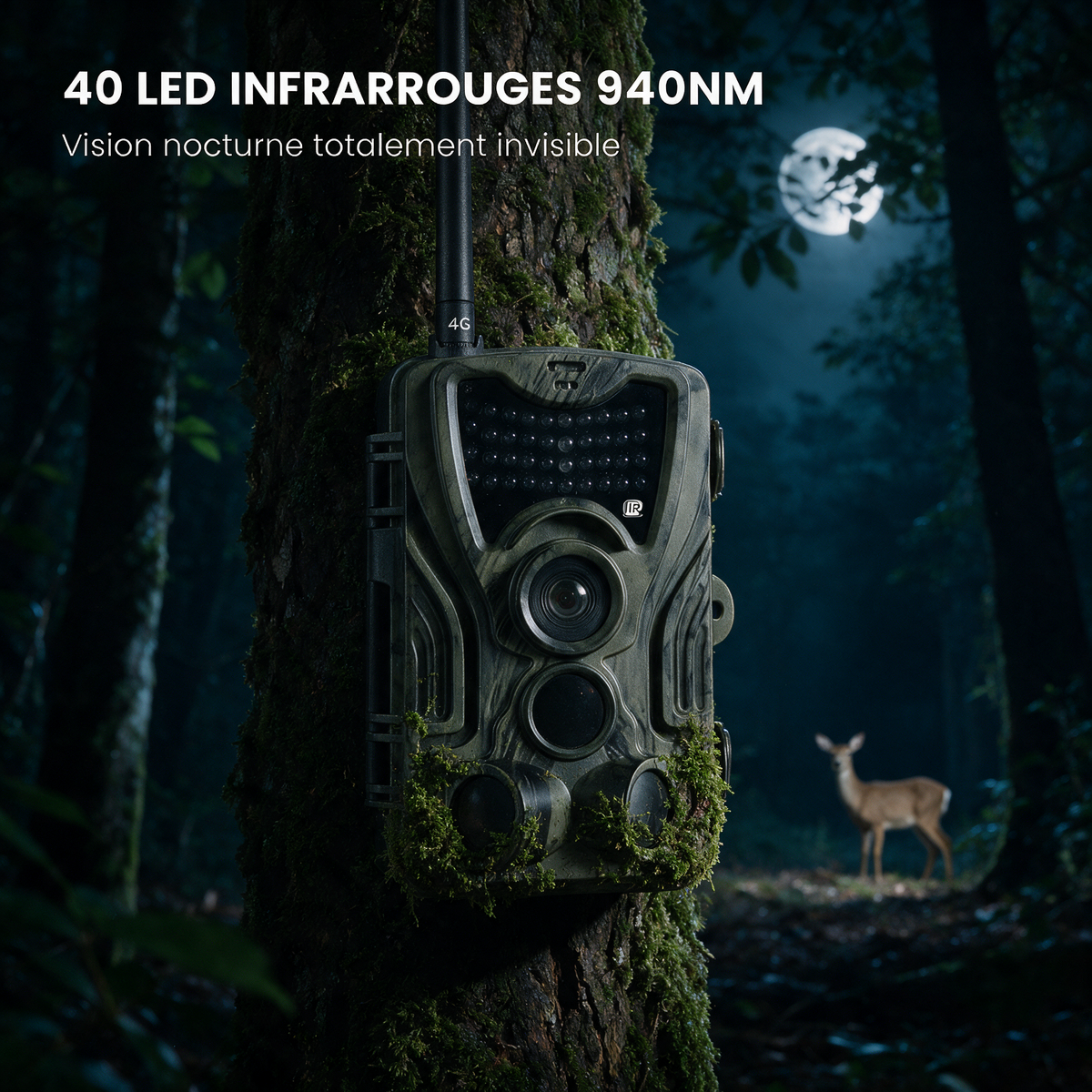 Caméra de chasse 1080P avec écran