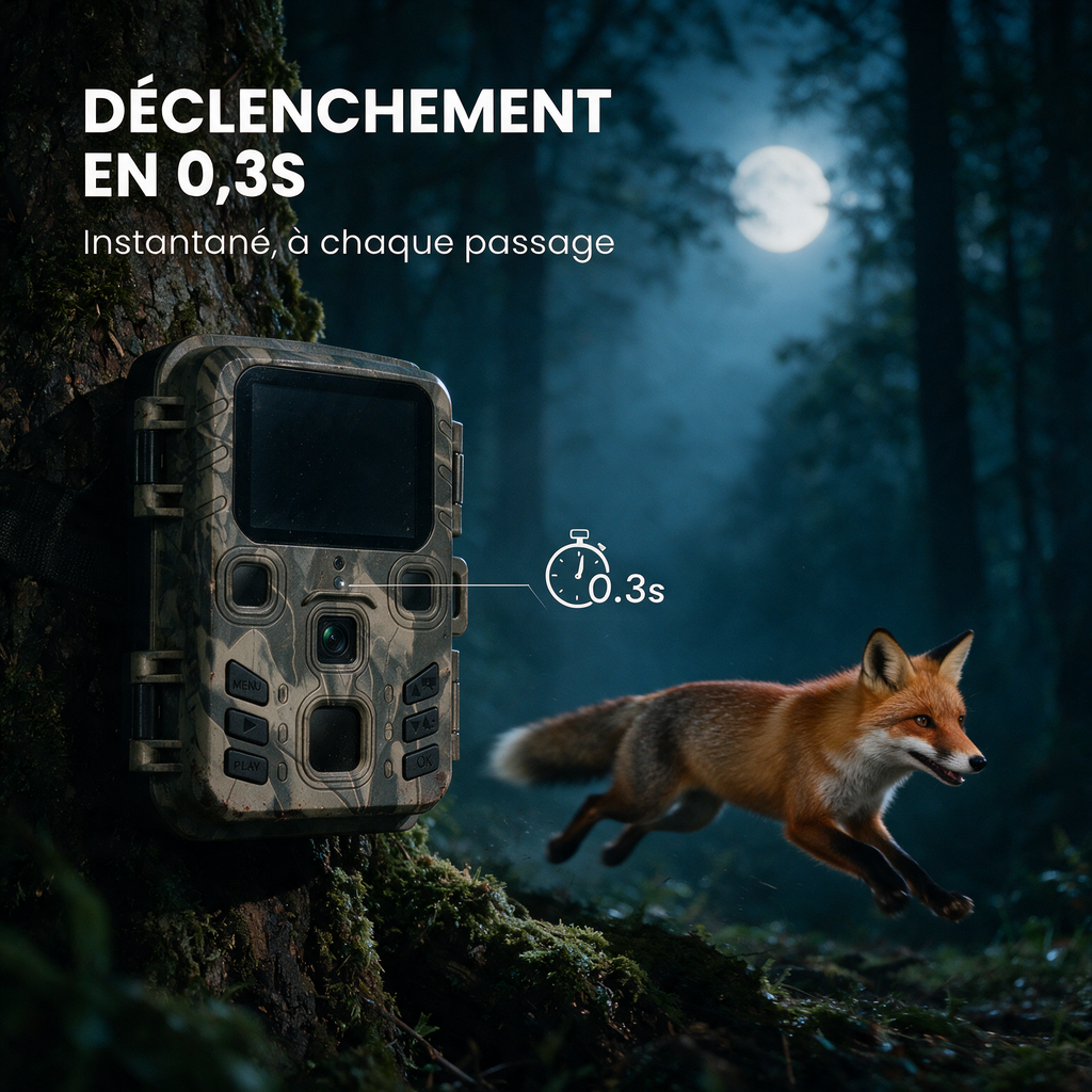 Caméra de chasse 1296P WiFi