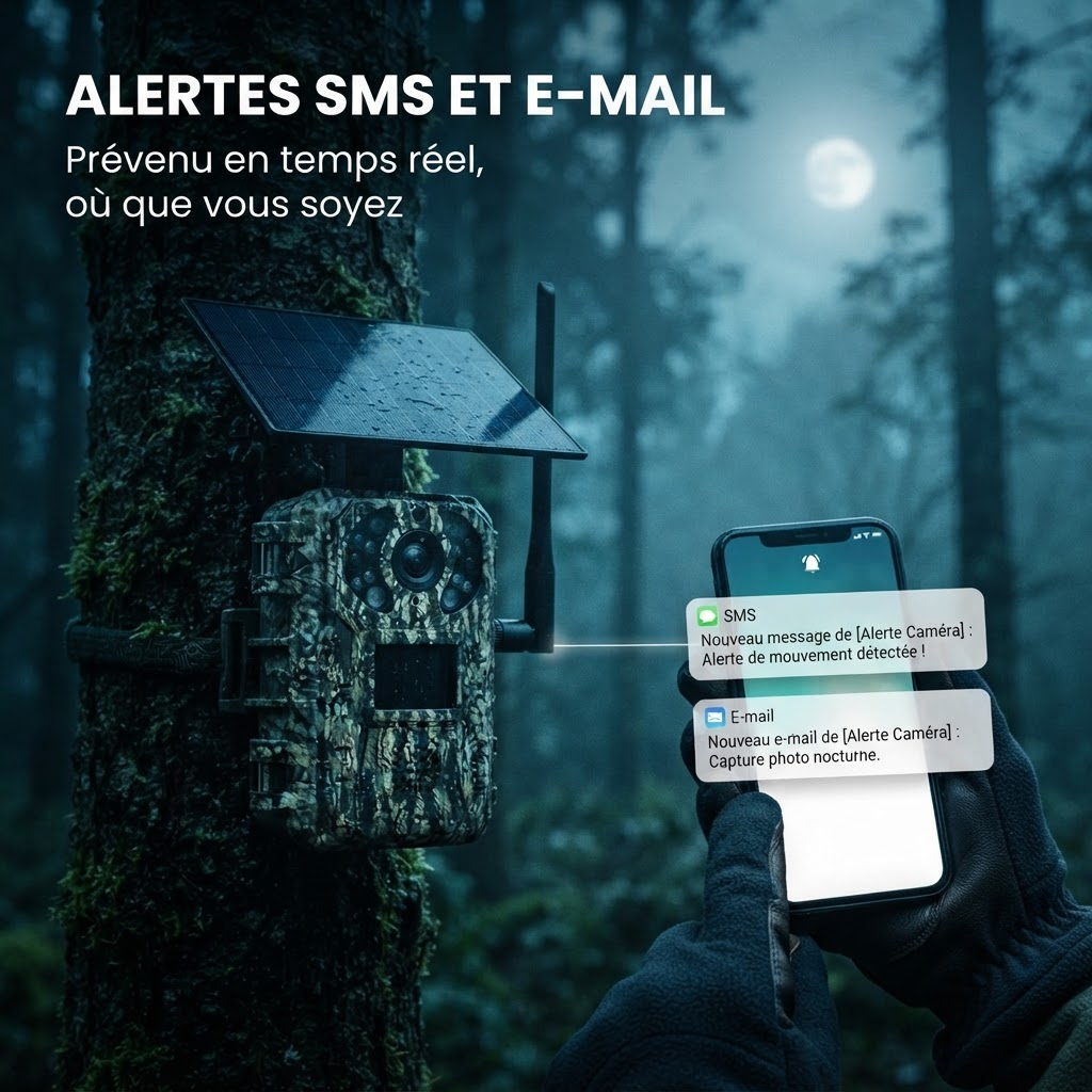 Caméra de chasse solaire