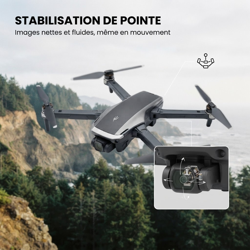 Drone vidéo 8K
