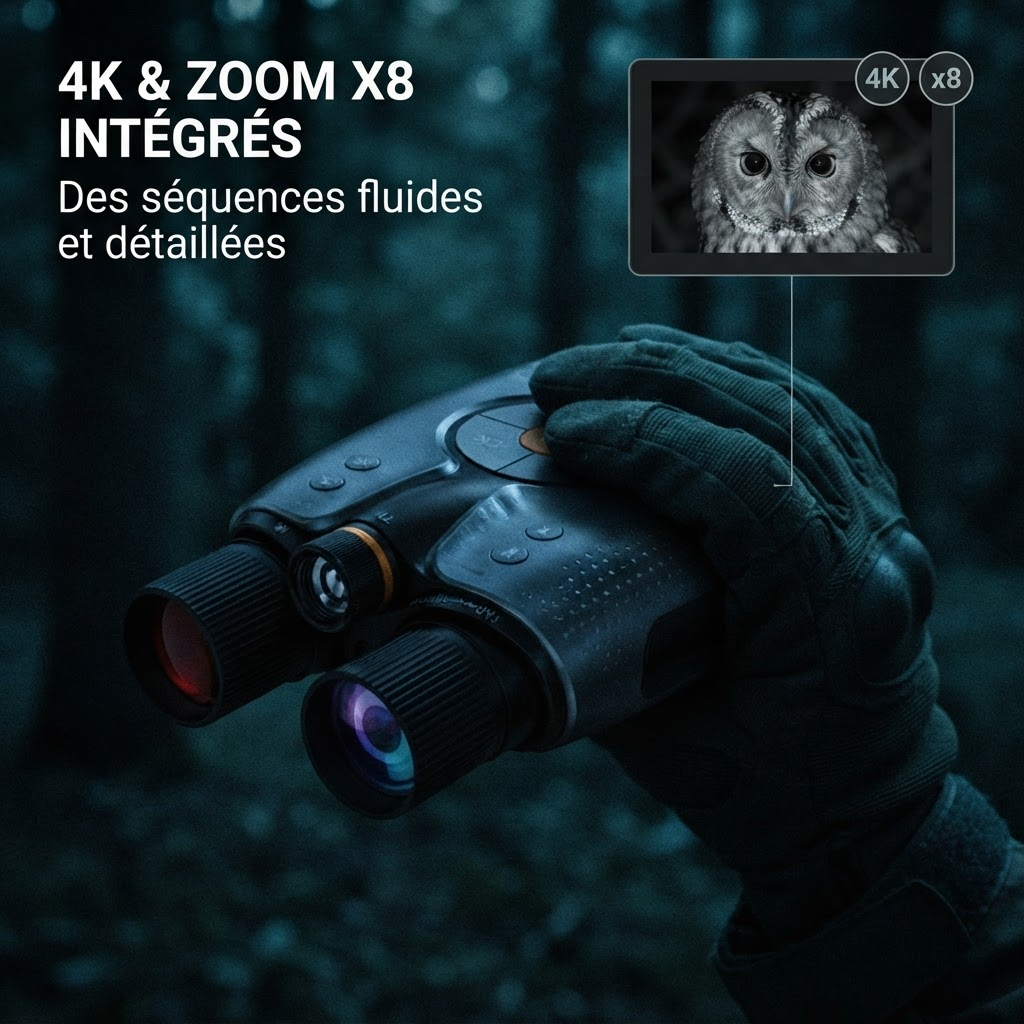 Jumelles vision nocturne 4K Pro