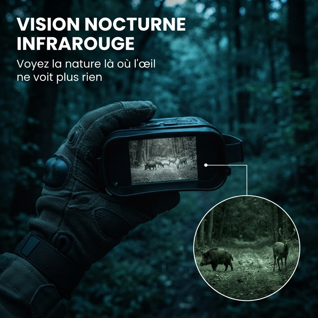 Jumelles vision nocturne HD